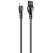 ColorWay Дата кабель USB 2.0 AM to Lightning 1.0m metal spring black ColorWay (CW-CBUL013-BK)