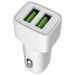 ColorWay Зарядний пристрій ColorWay 2USB AUTO ID 2.4A (12W) white (CW-CHA009-WT)