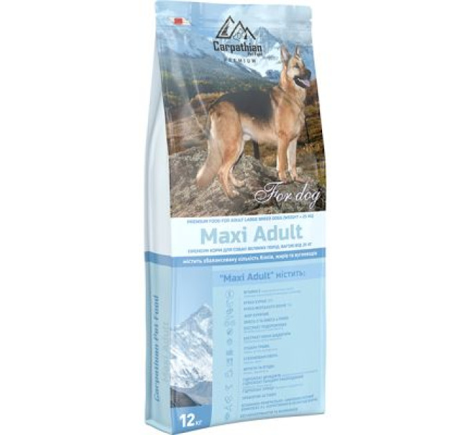 Carpathian Pet Food Сухий корм для собак Carpathian Pet Food Maxi Adult 12 кг (4820111140701)