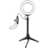 Набір блогера Puluz Ring USB LED lamp PKT3049B 4.7" + table tripod (PKT3049B)