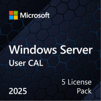 ПЗ для сервера Microsoft Windows Server 2025 CAL 5 User англ, ОЕМ без носія (EP2-25279)