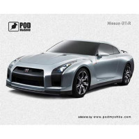 Килимок для мишки Podmyshku Nissan GT-R, пластик.