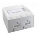Molex Комп'ютерна розетка RJ45x2 UTP cat.6 568A/B UTP Synergy DG+ Molex (SSY-00007-02)