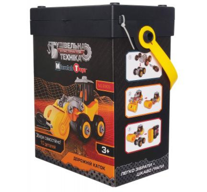 Microlab Toys Конструктор Microlab Toys Будівельна техніка - дорожній каток (MT8909)