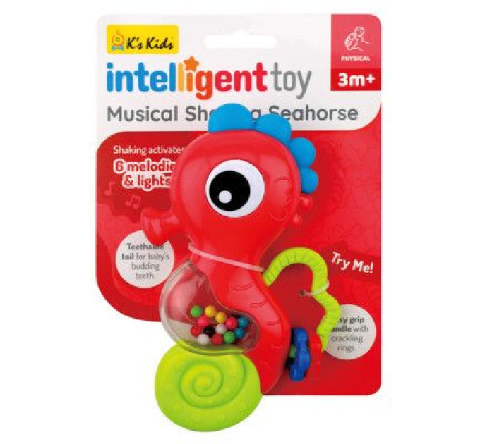 K’S KIDS Брязкальце K’S KIDS музичний Морський коник (KIT23004)