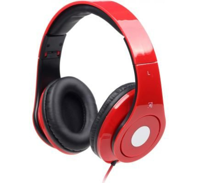 Gmb audio Стерео гарнітура MHS-DTW-R, серія gmb audio, "Детройт", глянцевий червоний колір