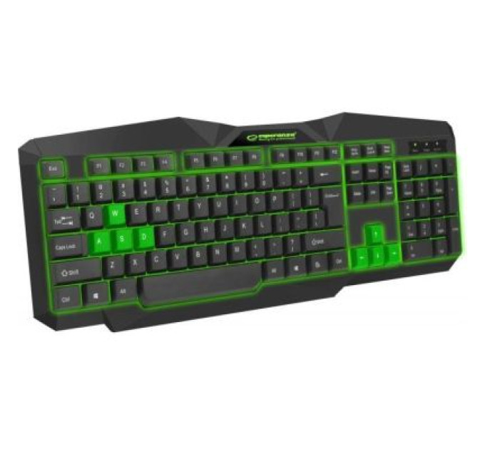 Esperanza Клавіатура Esperanza EGK201 Green USB LED (EGK201GUA)