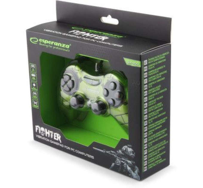 Esperanza Геймпад Esperanza Fighter PC Green (EGG105G)