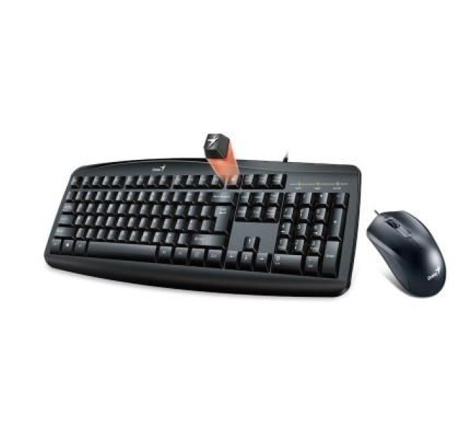 Genius Комплект Genius Smart KM-200 Black Ukr (31330003410)