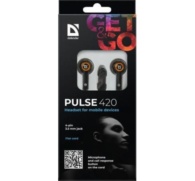 Defender Навушники Defender Pulse 420 Orange (63420)