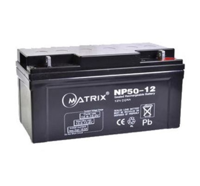 Matrix Батарея до ДБЖ Matrix 12V 50AH (NP50-12)