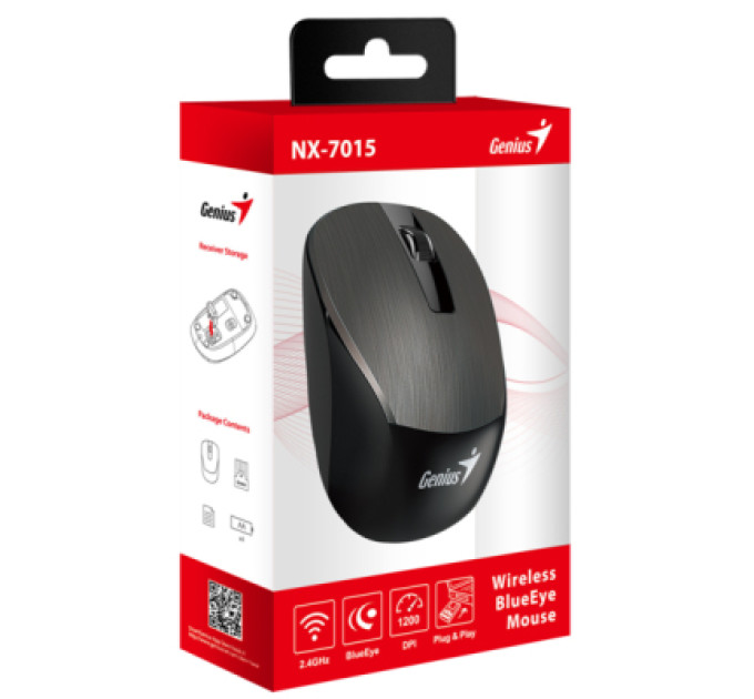Genius Мишка Genius NX-7015 Wireless Chocolate (31030019401)