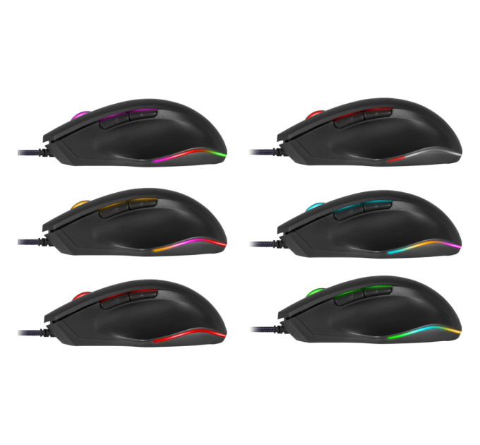 Defender Мишка Defender Wolverine GM-700L RGB USB Black (52700)