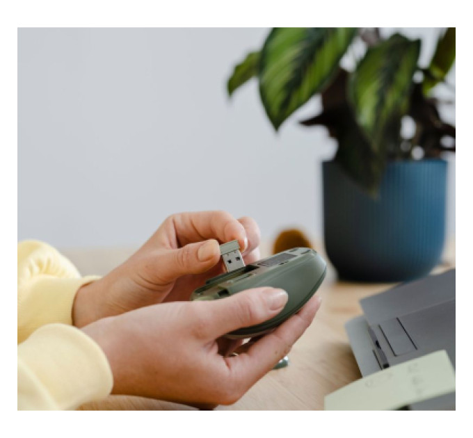 Trust Мишка Trust YVI+ Silent Eco Wireless Green (24552)