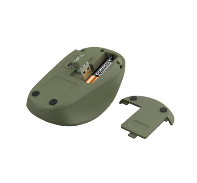 Trust Мишка Trust YVI+ Silent Eco Wireless Green (24552)