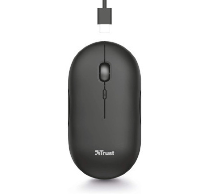 Trust Мишка Trust Puck Wireless/Bluetooth Silent Black (24059)