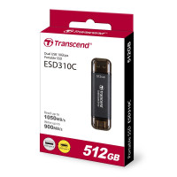 Накопичувач SSD USB 3.2 512GB Transcend (TS512GESD310C)