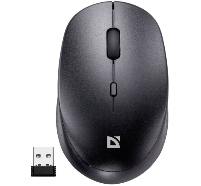 Defender Мишка Defender Auris MB-027 Silent Wireless Black (52027)