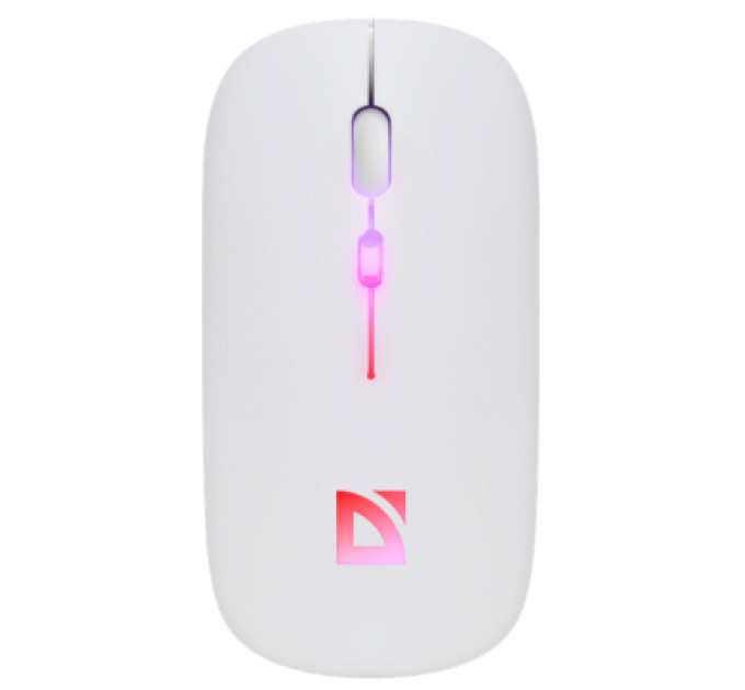 Defender Мишка Defender Touch MM-997 Silent Wireless RGB White (52998)