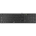 Genius Клавіатура Genius SlimStar 126 USB Black Ukr (31310017407)