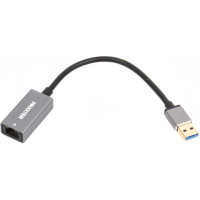 Адаптер Maxxter NEA-U3-01, с USB на Gigabit Ethernet