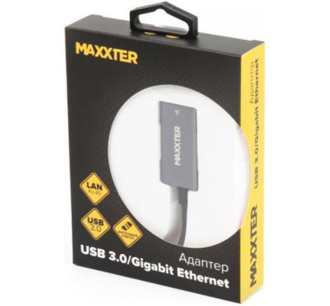 Maxxter Адаптер Maxxter NEA-U3-01, с USB на Gigabit Ethernet