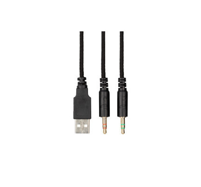 2E Навушники 2E HG340 RGB 3.5mm Black (2E-HG340BK)
