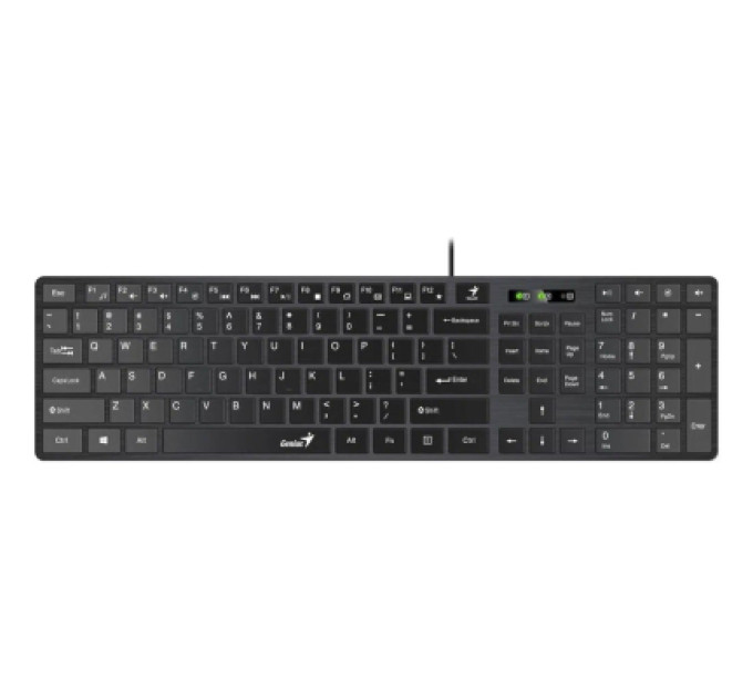 Genius Комплект Genius C-126 SlimStar USB Black Ukr (31330007407)