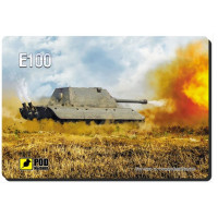Килимок для мишки Podmyshku Танк E-100 , ігровий , тканина, розмір М