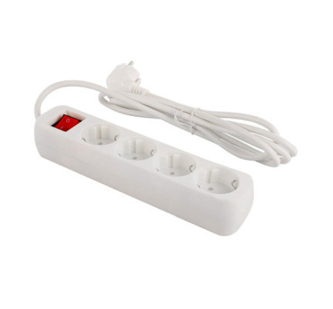 ColorWay Мережевий фільтр живлення ColorWay CW-PSEA42W/ 2M white (CW-PSEA42W)