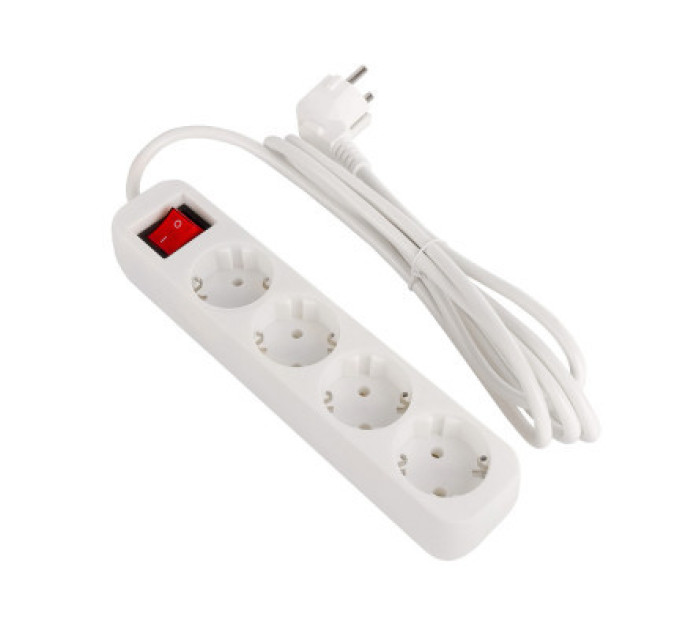 ColorWay Мережевий фільтр живлення ColorWay CW-PSEA42W/ 2M white (CW-PSEA42W)