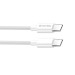 ColorWay Дата кабель USB-C to USB-C 1.0m 5A 100W white ColorWay (CW-CBPDCC058-WT)