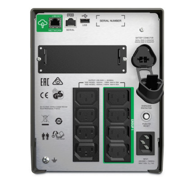 APC Пристрій безперебійного живлення APC Smart-UPS 1000VA LCD SmartConnect (SMT1000IC)