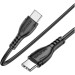 BOROFONE Дата кабель USB-C to USB-C 1.0m BX51 Triumph 60W Black BOROFONE (BX51CCB)
