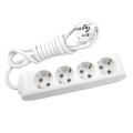 Panasonic Мережевий подовжувач Panasonic X-tendia із заземленням 4 розетки, 2м (WLTB04422GR-UA)