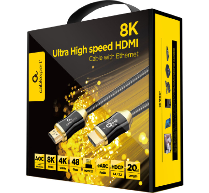 Cablexpert Кабель Cablexpert CCBP-HDMI8K-AOC-20M-EU, HDMI V.2.1, 20 м