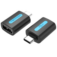 Перехідник USB 2.0 Type-C to USB AF (OTG) Vention (CDTB0)