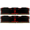 Goodram Модуль пам'яті для комп'ютера DDR4 16GB (2X8GB) 3200 MHz IRDM X Black Goodram (IR-X3200D464L16SA/16GDC)