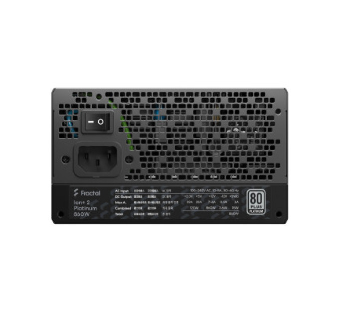 Fractal Design Блок живлення Fractal Design 860W Ion + 2 Platinum (FD-P-IA2P-860-EU)