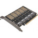 Frime Контролер Frime PCI-E-5xM.2 (B Key) WCH382L (ECF-PCIEtoSSD010)