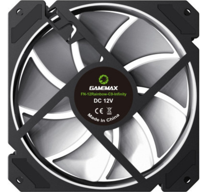 Gamemax Кулер до корпусу Gamemax FN-12Rainbow-C9-Infinity
