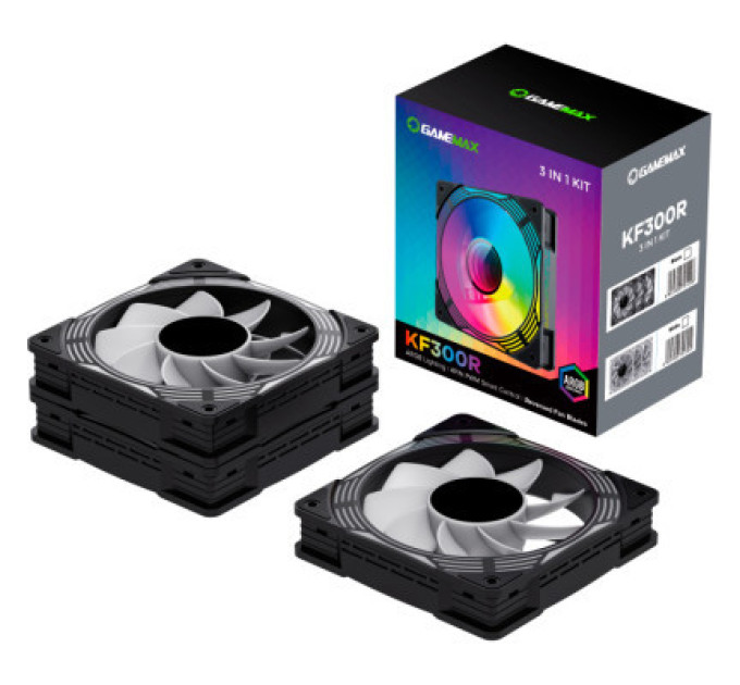 Gamemax Кулер до корпусу Gamemax KF300R BK