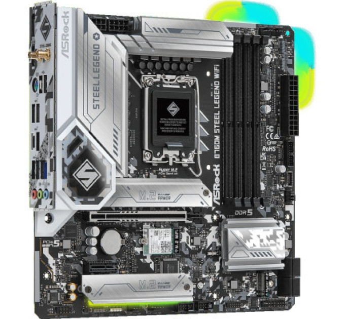 ASRock Материнська плата ASRock B760M STEEL LEGEND WIFI