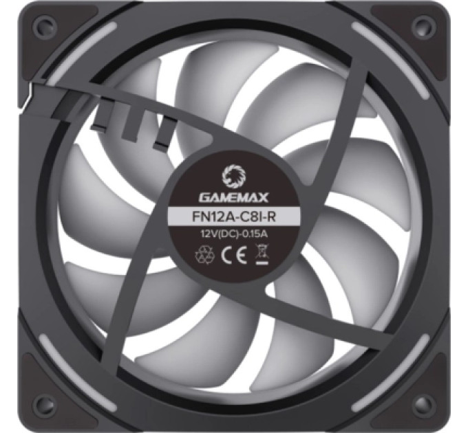 Gamemax Кулер до корпусу Gamemax FN12A-C8I-R