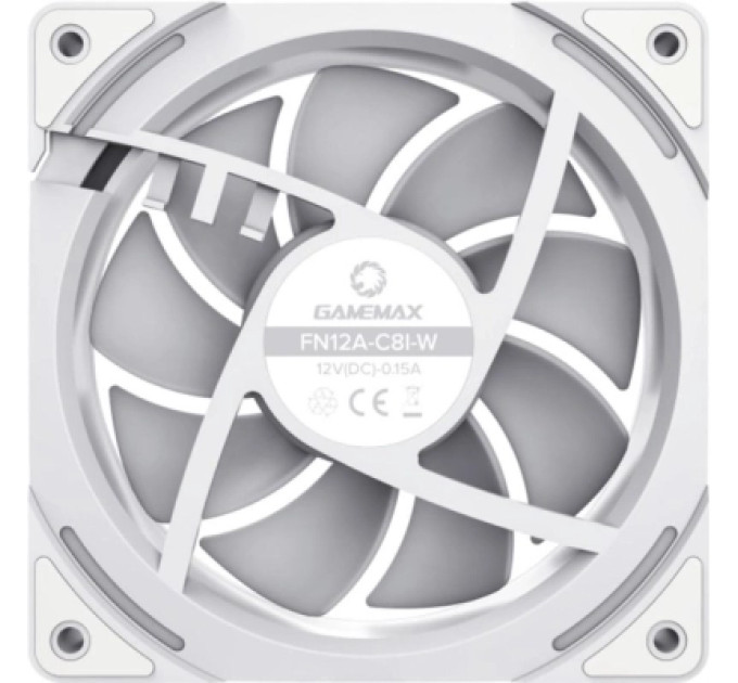Gamemax Кулер до корпусу Gamemax FN12A-C8I-W