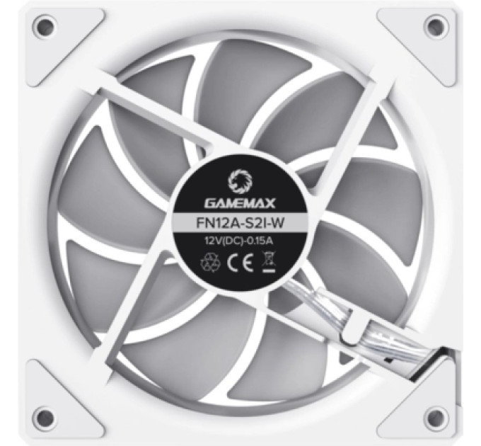 Gamemax Кулер до корпусу Gamemax FN12A-S2I-W