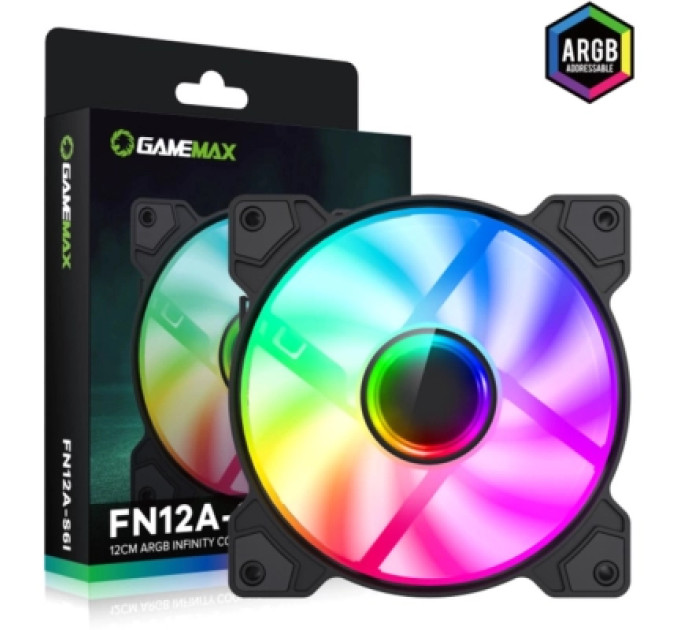 Gamemax Кулер до корпусу Gamemax FN12A-S6I