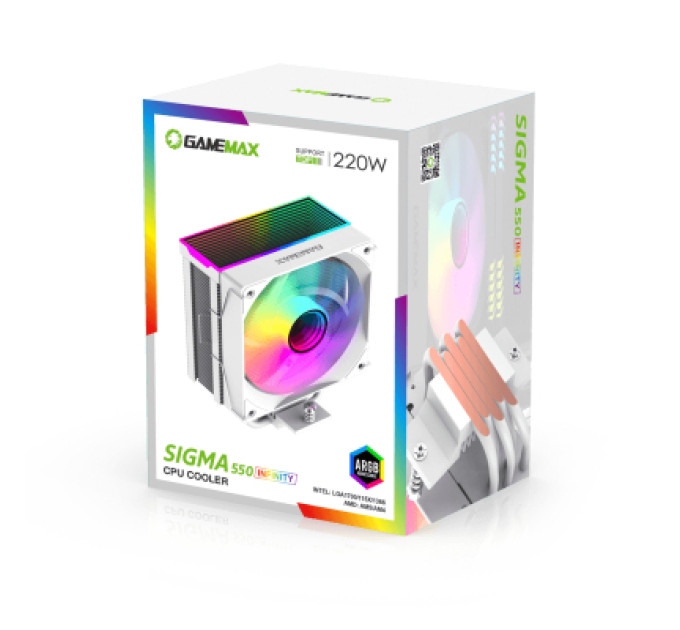 Gamemax Кулер до процесора Gamemax Sigma 550 Infinity WH
