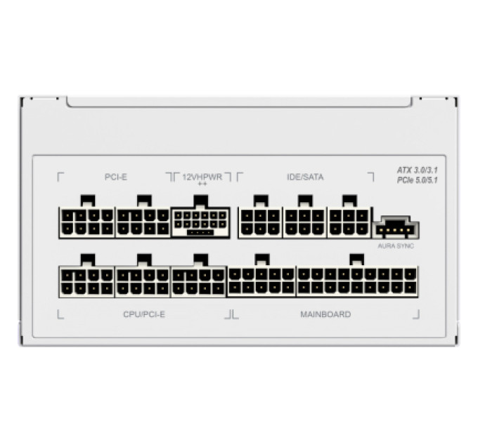 Gamemax Блок живлення Gamemax 1300W RGB-1300 WH (RGB-1300 WH (ATX3.0/3.1 PCIe5.)