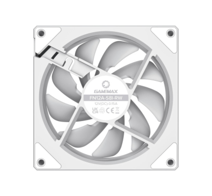 Gamemax Кулер до корпусу Gamemax FN12A-S8I-RW